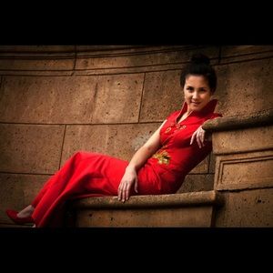 Embroidered Chinese Gown